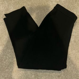 J. Crew 100% polyester ankle dress pants, stretch waist band.